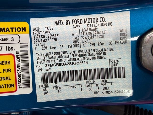 New 2025 Velocity Blue Metallic Ford Badlands® image 44