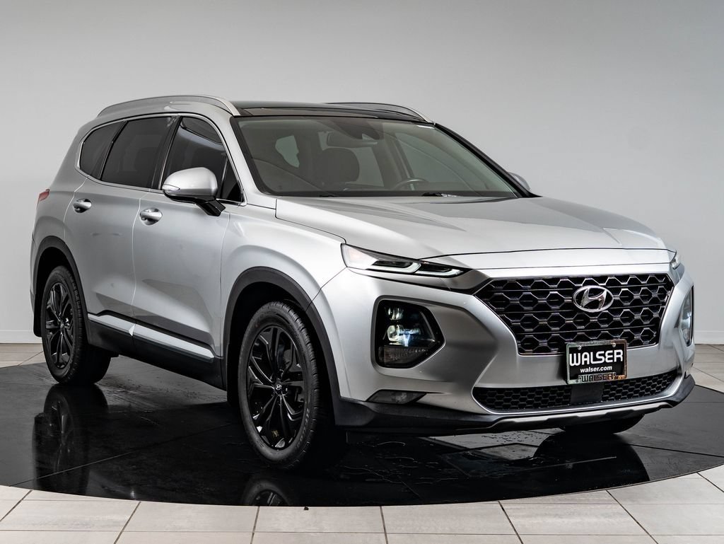 Used 2020 Shimmering Silver Pearl Hyundai SEL image 12