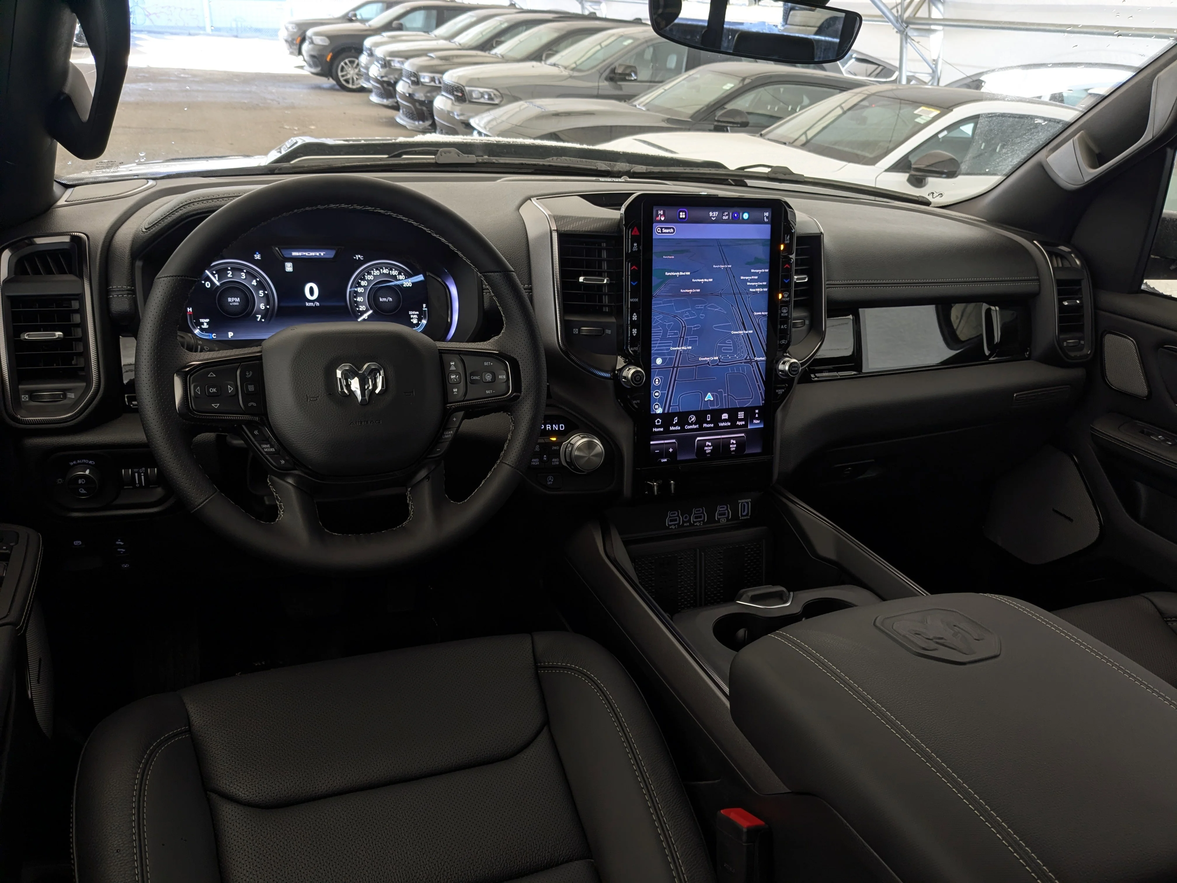 New 2026 White RAM Sport - - Level 1 Equip Grp - Bed Utility Group - Dual?Pane Panoramic Sunroof - 3.0L Hurricane Twin image 26