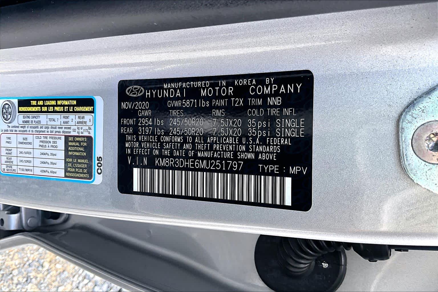Used 2021 Typhoon Silver Hyundai SEL image 34