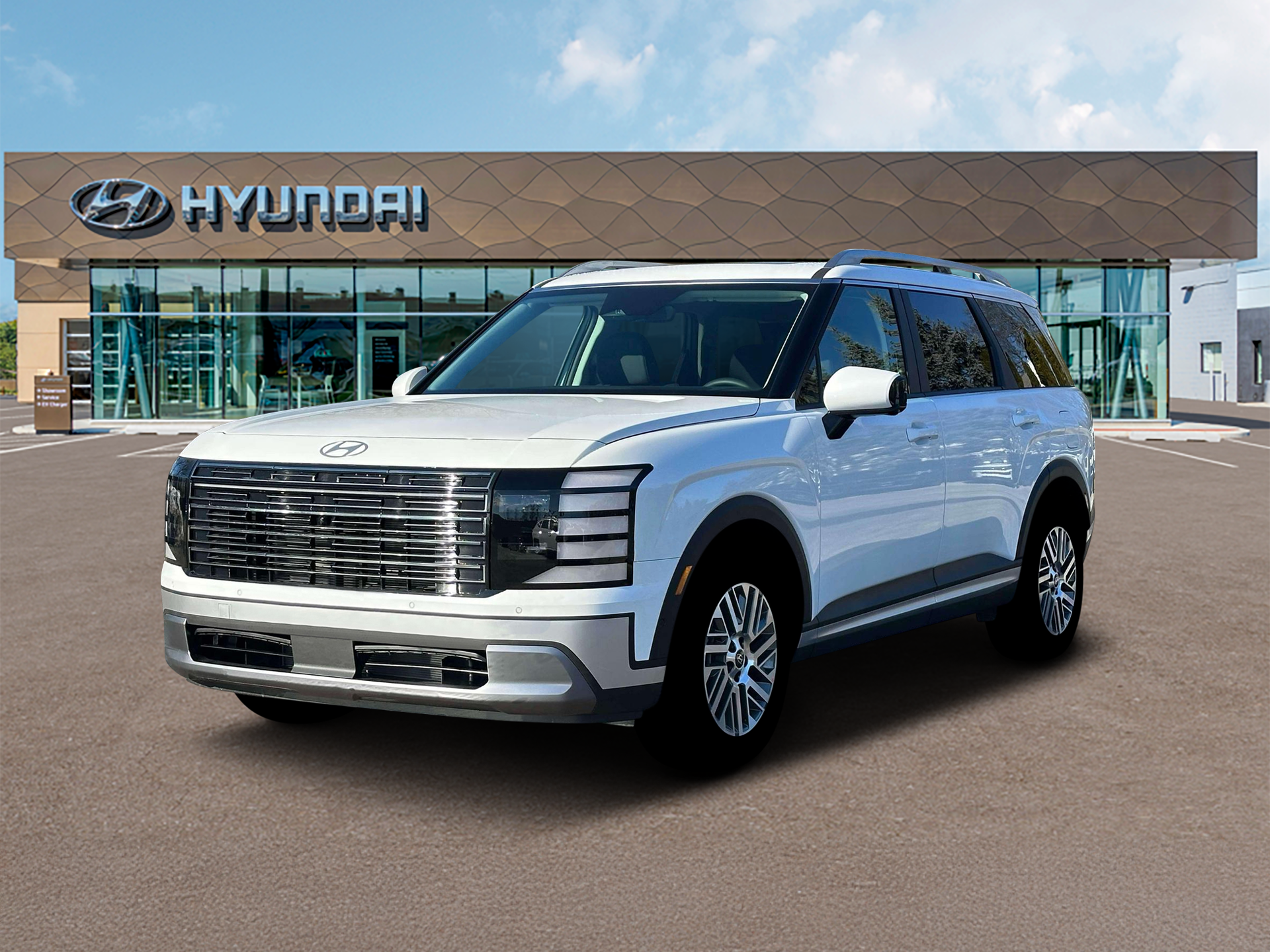 New 2026 Creamy White Pearl Hyundai SEL Premium FWD image 1