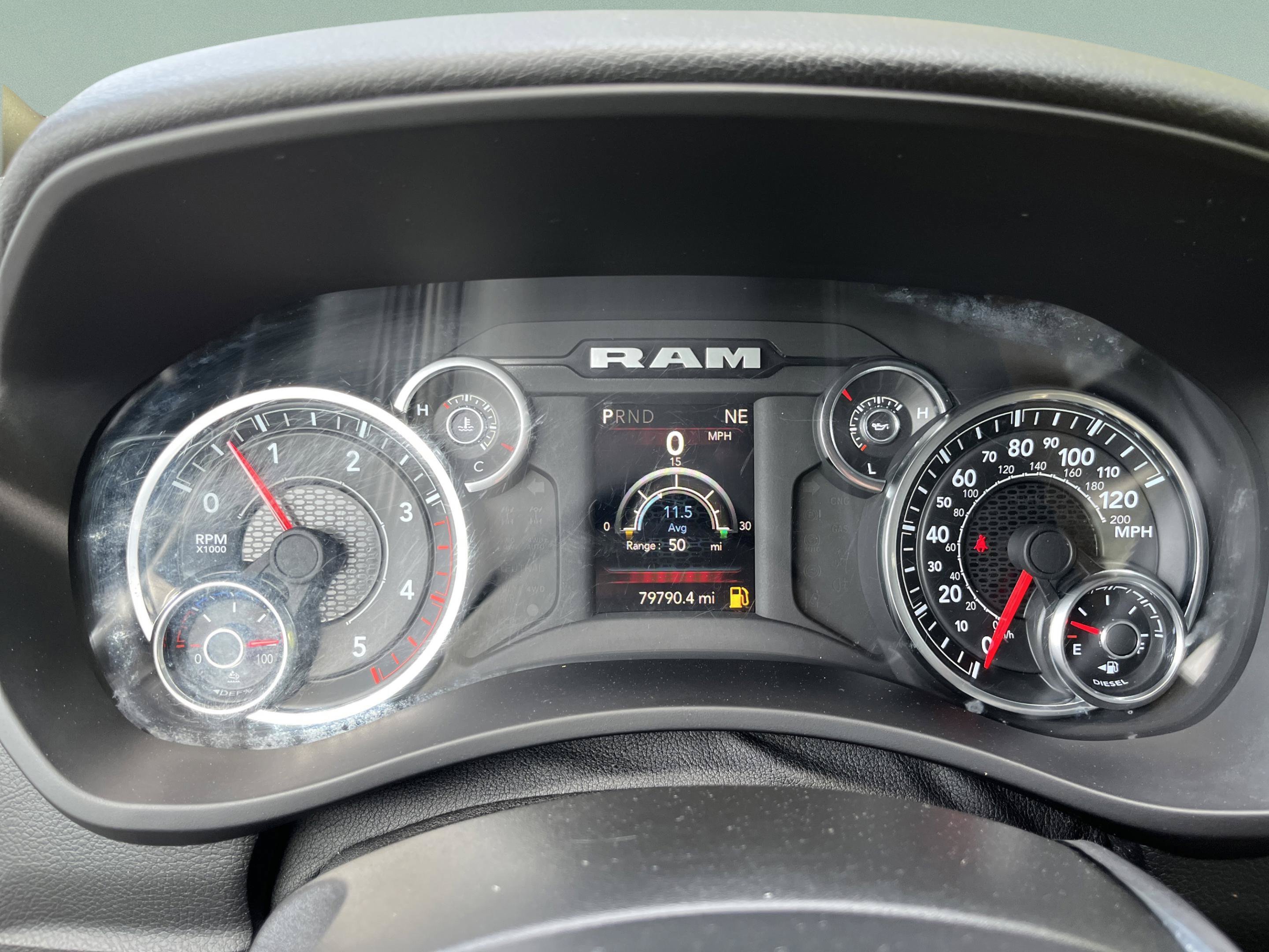 Used 2024 Bright White Clearcoat Ram Big Horn image 9