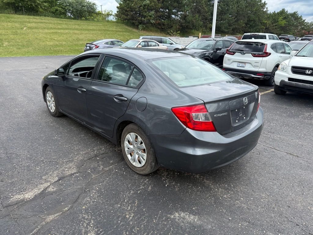 Used 2012 Honda Civic LX with VIN 19XFB2F54CE086010 for sale in Brighton, MI