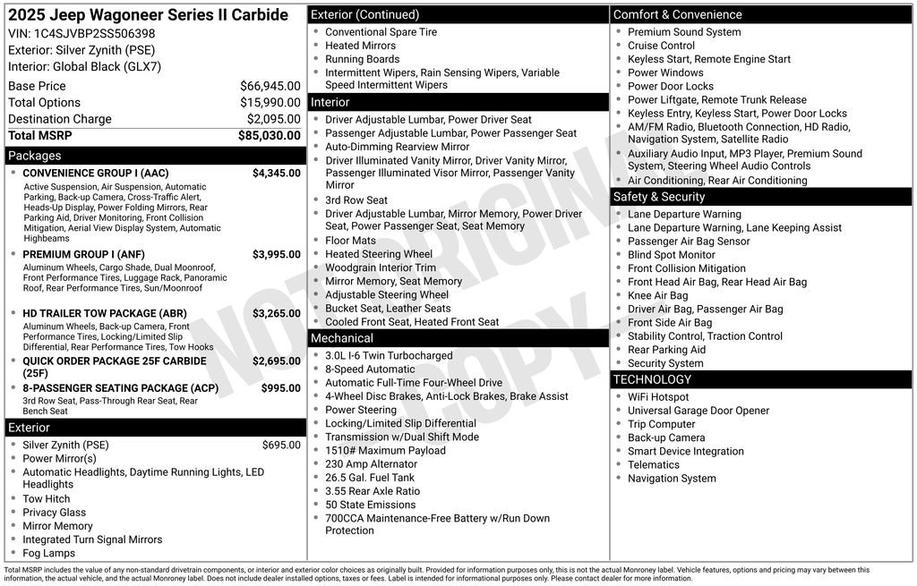 2025 Jeep Wagoneer Series II - Photo 6