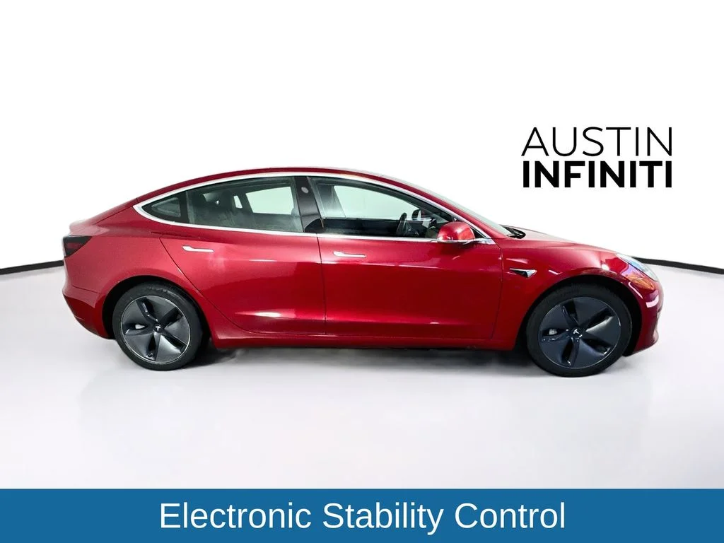 Used 2020 Red Tesla Standard image 8