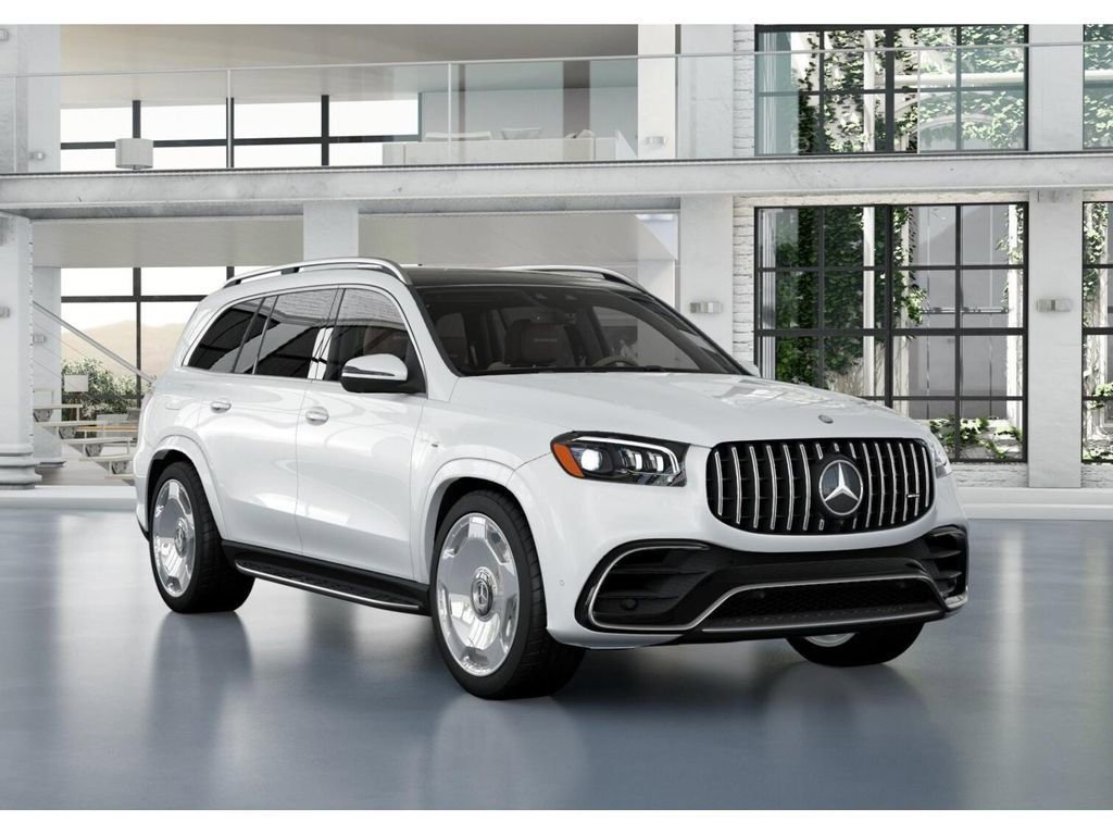New 2026 MANUFAKTUR Moonlight White Metallic Mercedes-Benz AMG® GLS 63 4MATIC+ SUV image 52