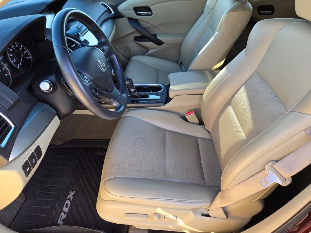 Used 2017 Basque Red Pearl II Acura Technology Package image 16