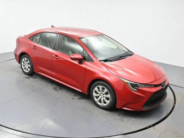 Used 2020 Barcelona Red Metallic Toyota LE image 17
