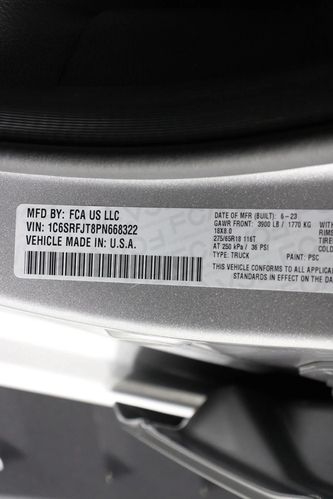 Used 2023 Billet Silver Metallic Clearcoat Ram Laramie image 16