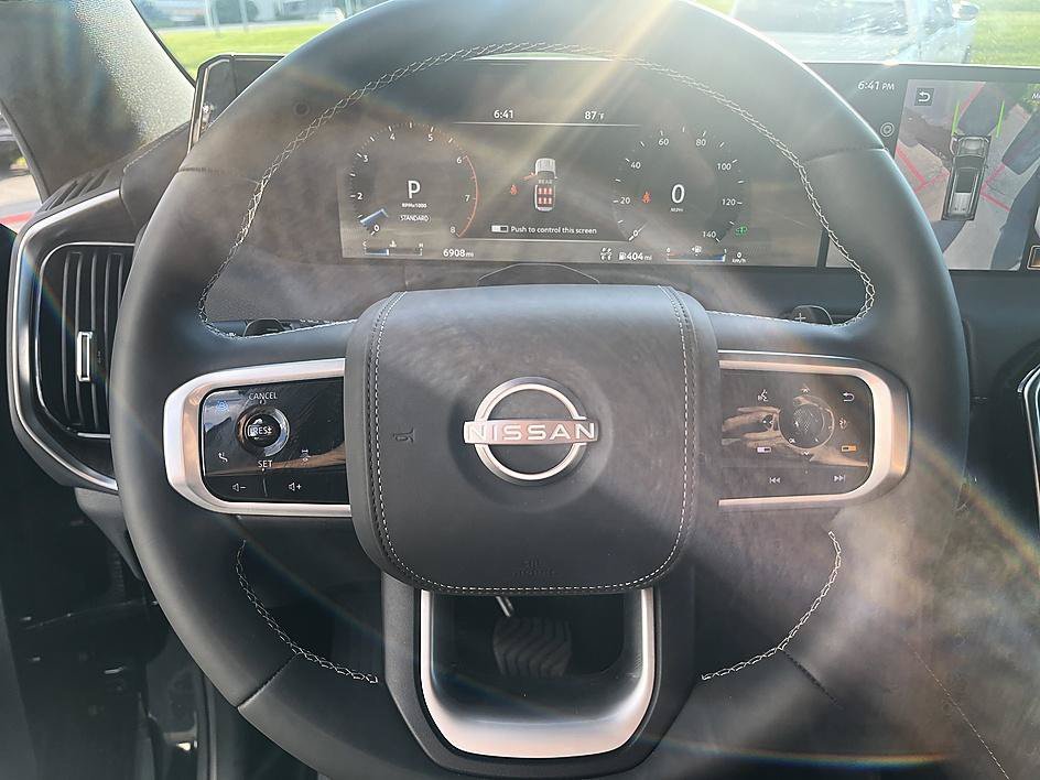 Used 2025 Super Black Nissan Platinum Reserve image 17