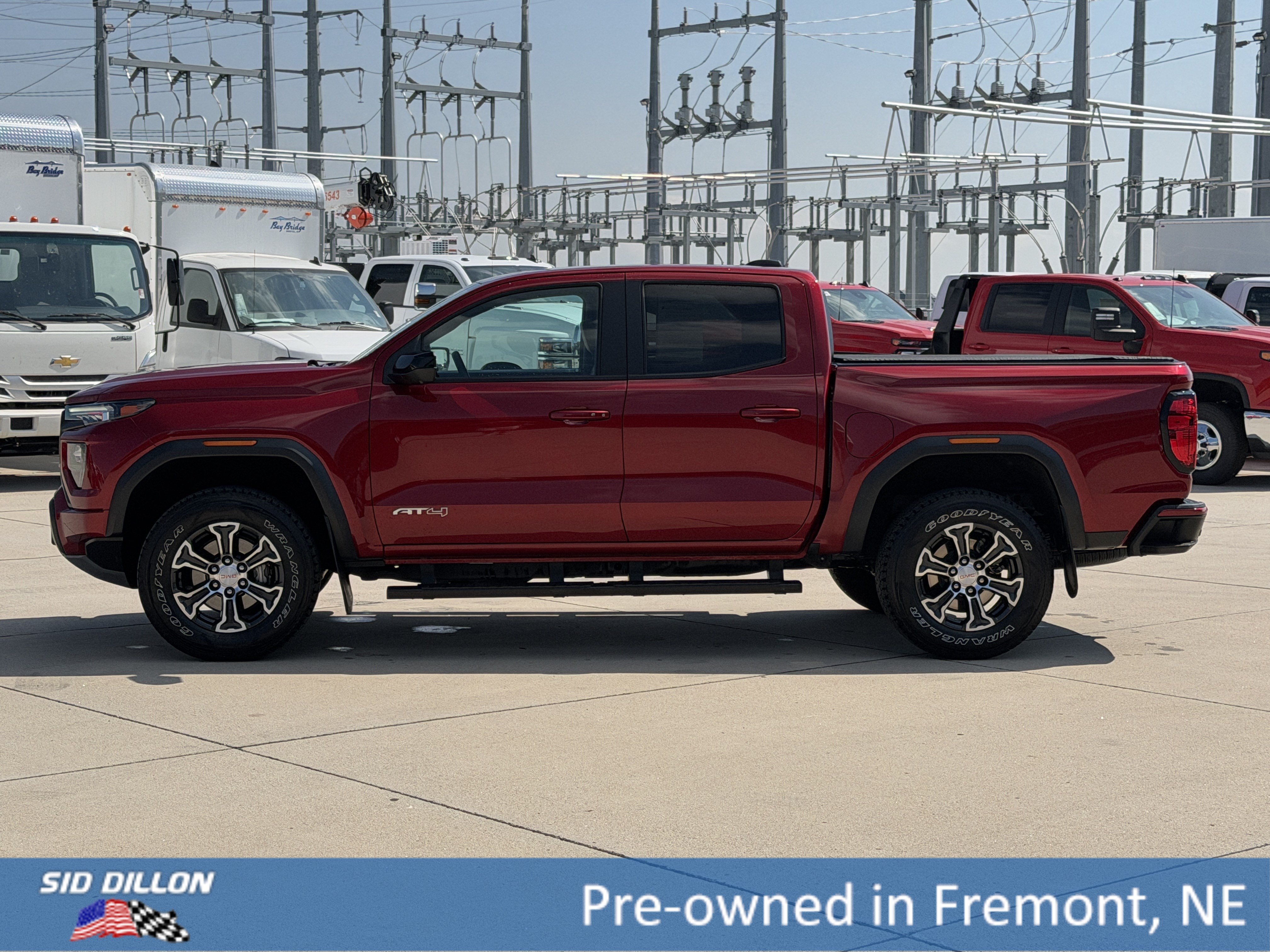 Used 2024 Volcanic Red Tintcoat GMC 4WD AT4 image 8
