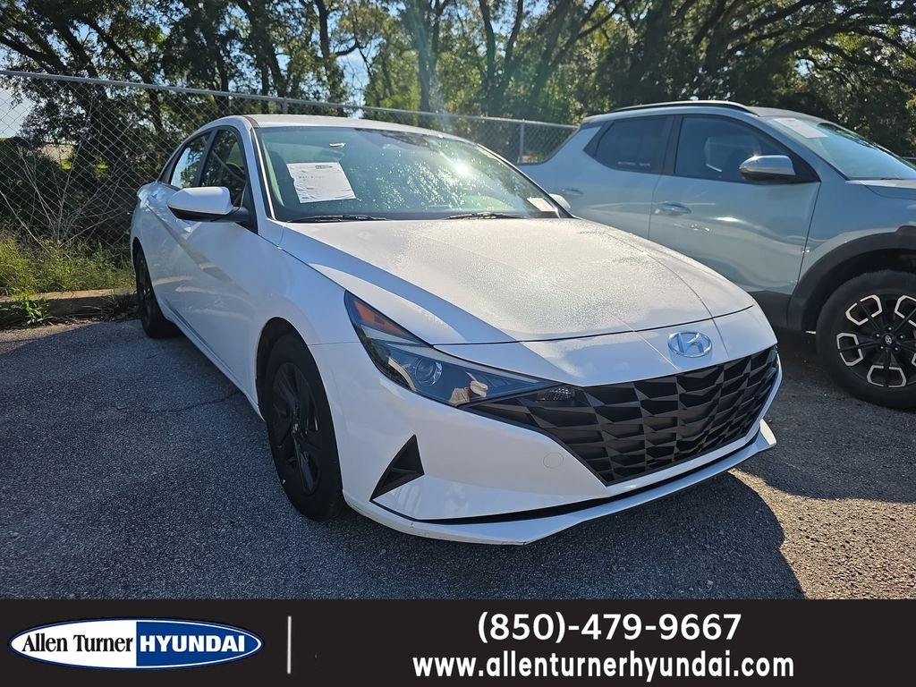 Used 2022 Ceramic White Hyundai Blue image 1