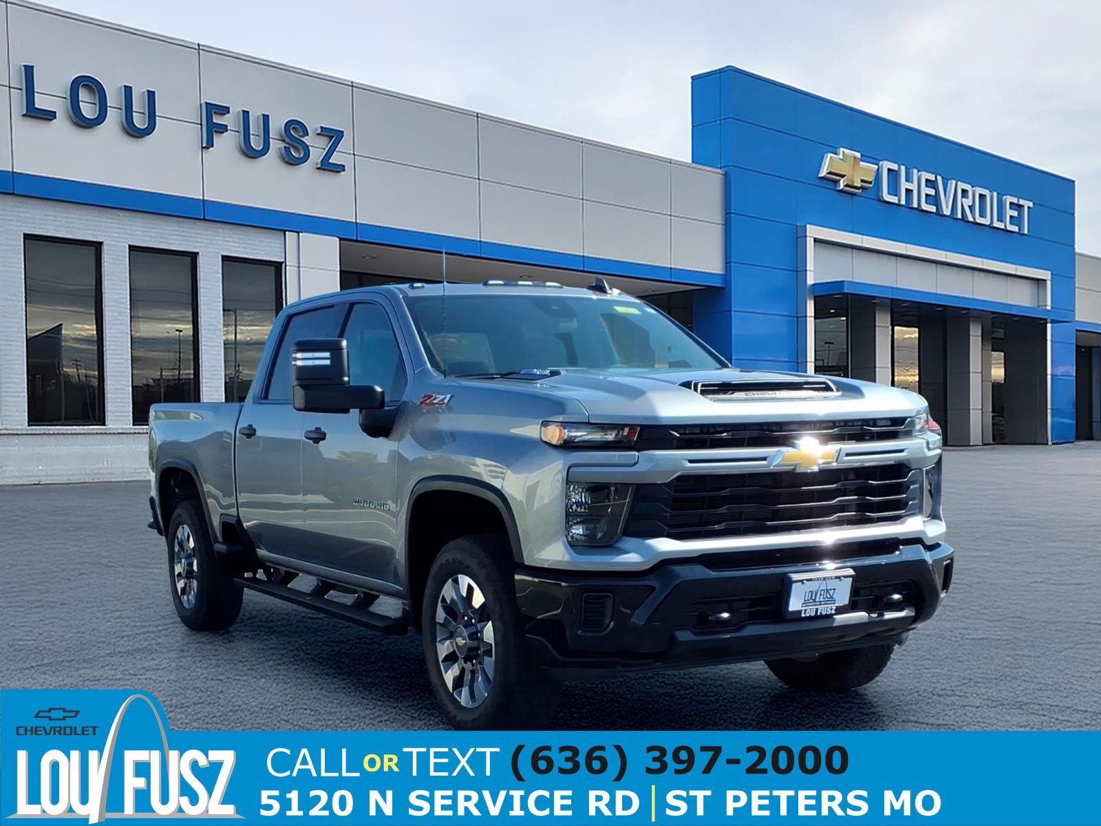 Used 2025 Sterling Gray Metallic Chevrolet Custom image 1