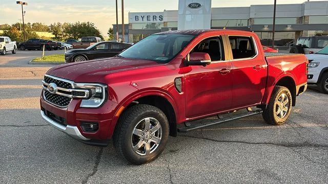Used 2025 Red Ford Lariat image 2
