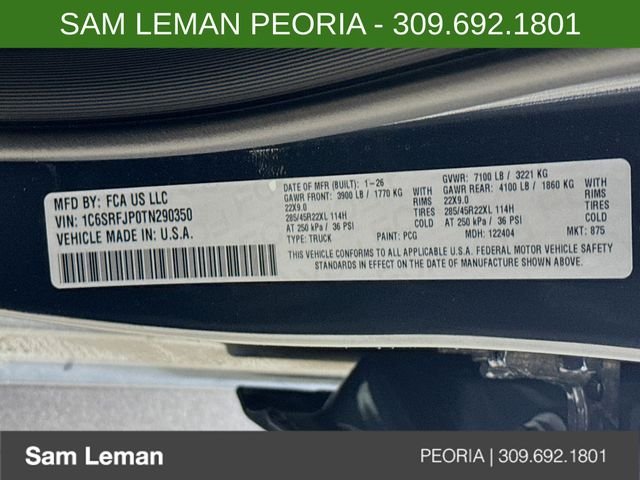 New 2026 Forged Blue Metallic Exterior Paint RAM Laramie image 31