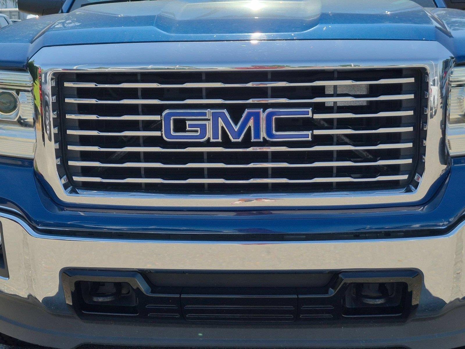 Used 2015 Stone Blue Metallic GMC SLT image 2