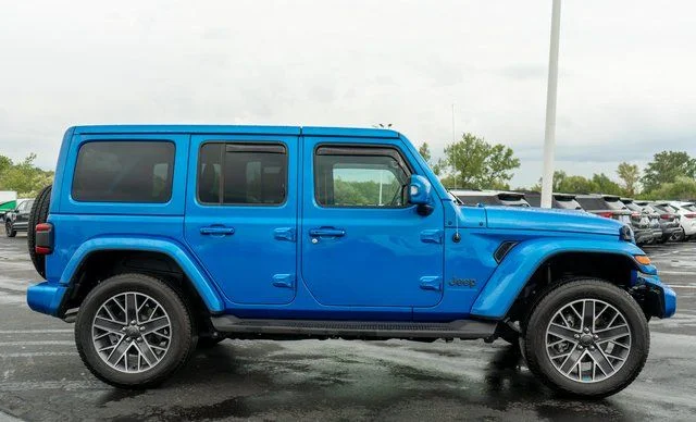 Used 2023 Blue Jeep Sahara 4xe image 5
