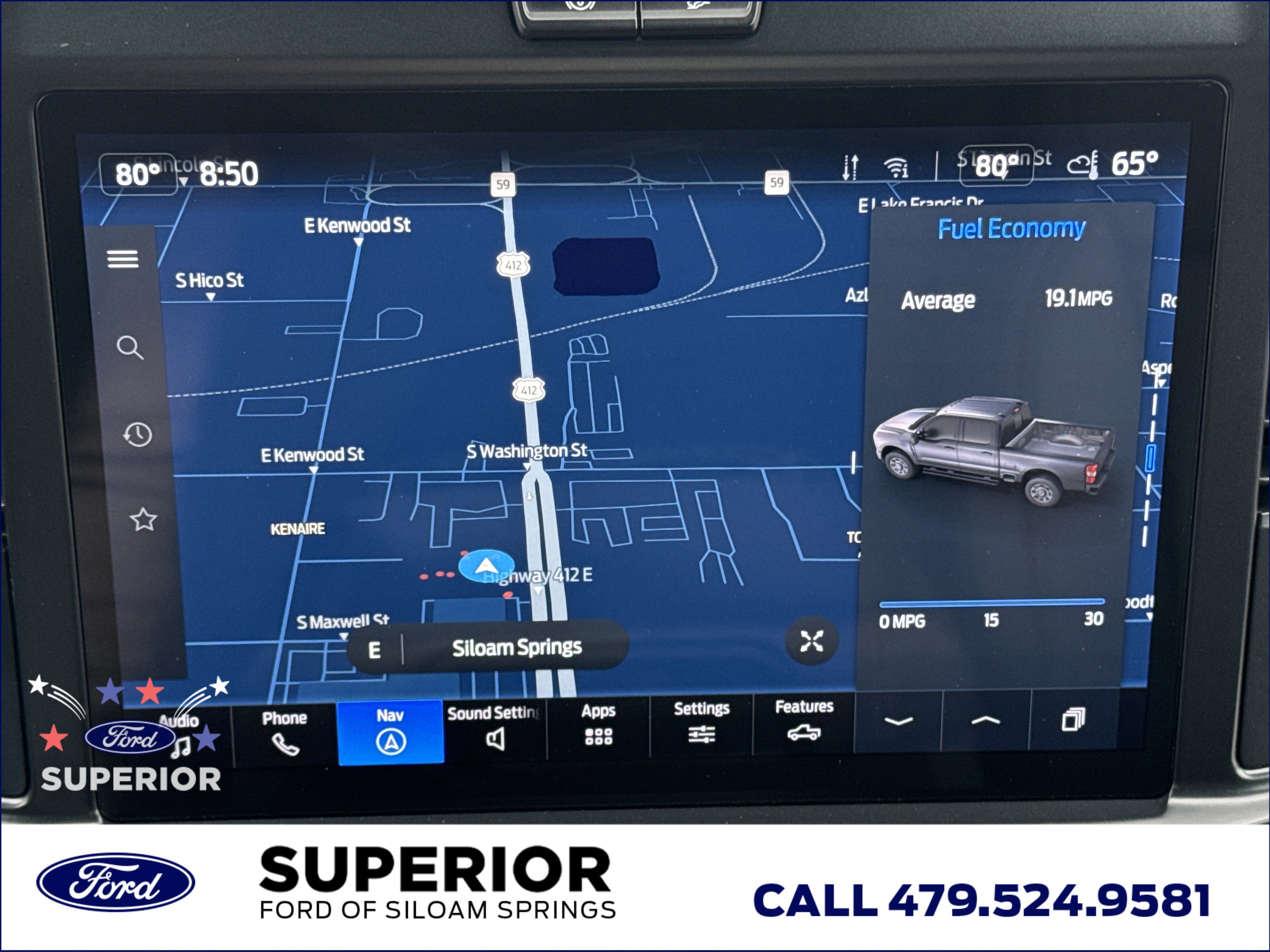 Used 2025 Star White Ford Lariat 4WD image 9
