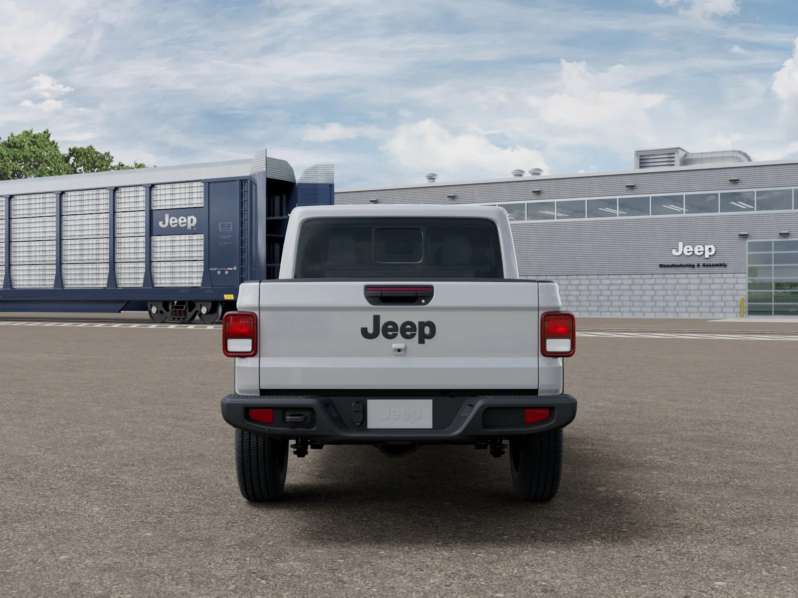 New 2026 Bright White Clear-Coat Exterior Paint Jeep Sport S image 20