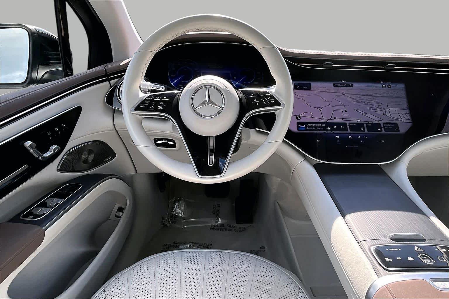 Used 2023 Obsidian Black Metallic Mercedes-Benz EQS 580 image 5