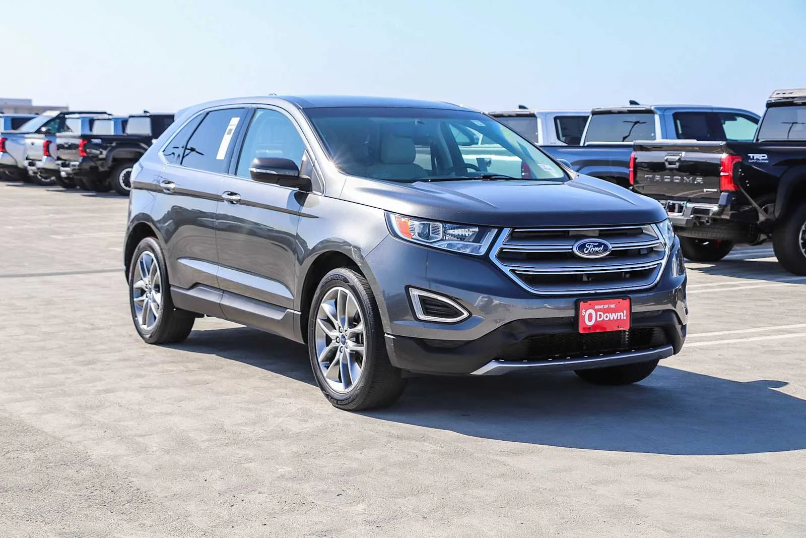 Used 2016 Magnetic Metallic Ford Titanium image 3