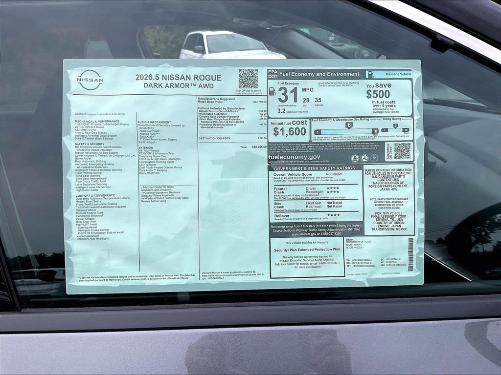 New 2026 Gun Metallic Nissan Dark Armor™ image 17