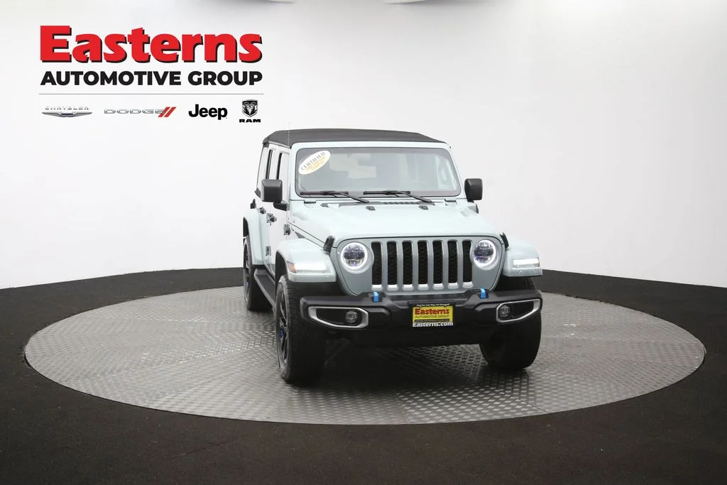 Used 2023 Gray Jeep Sahara 4xe image 50