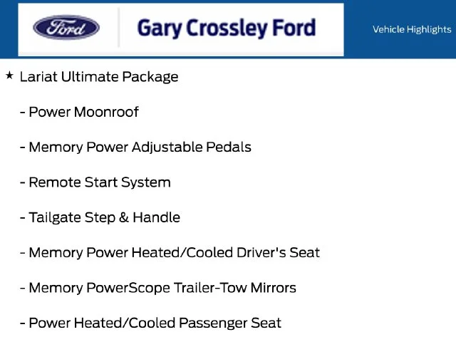Used 2016 White Platinum Tri-Coat Metallic Ford Lariat image 19