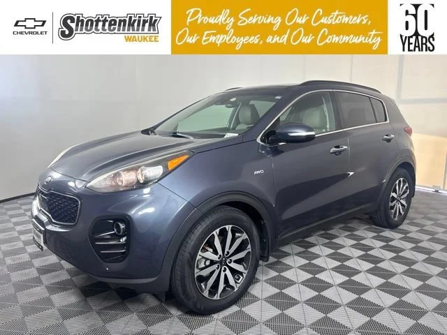 Used 2019 Blue Kia EX image 1