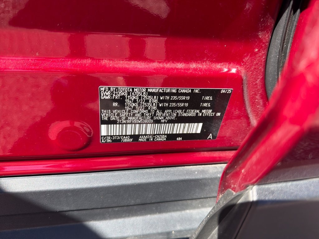 Used 2025 Red Toyota Limited image 2