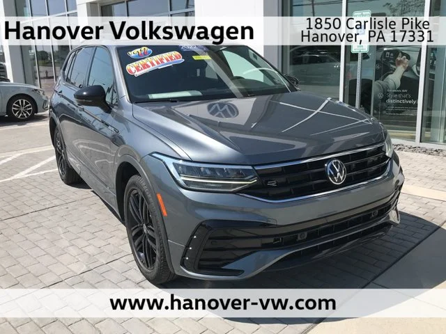 Certified Used 2022 Platinum Gray Metallic Volkswagen SE R-Line Black image 1