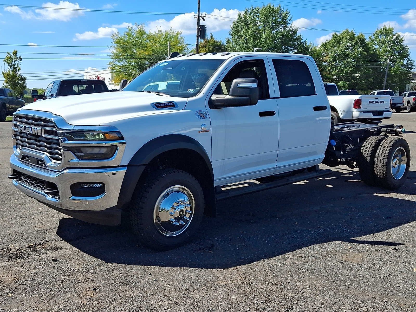Used 2025 Bright White Clearcoat Ram Tradesman image 3