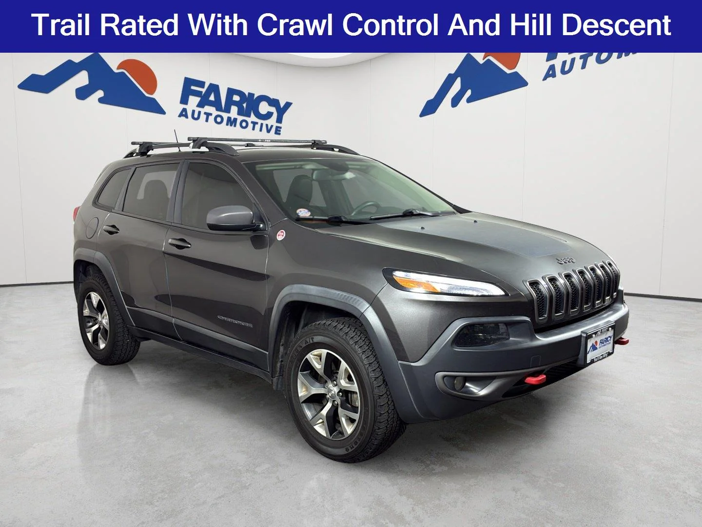 Used 2017 Granite Crystal Metallic Clearcoat Jeep Trailhawk image 2