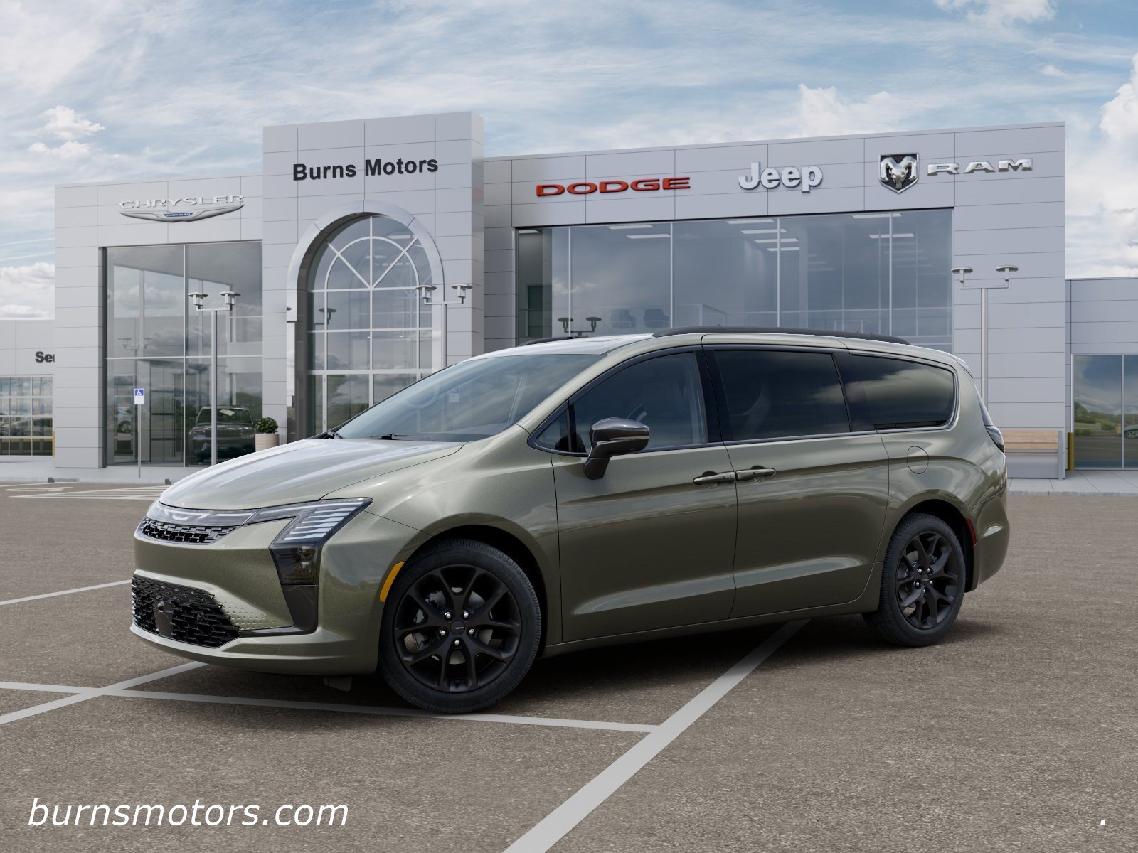 New 2027 Olive Green Pearl-Coat Exterior Paint Chrysler Limited S image 2