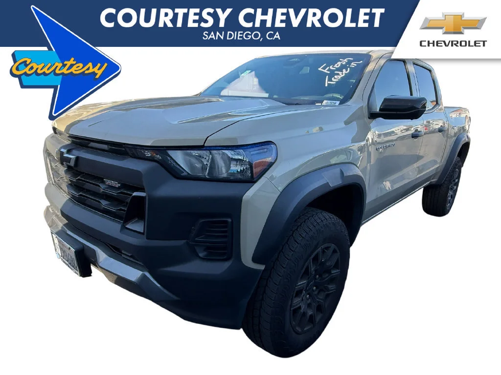 Used 2024 Sand Dune Metallic Chevrolet Trail Boss image 1