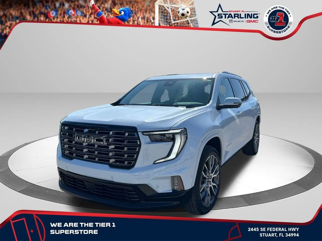 New 2026 Glacier White Tricoat GMC Denali Ultimate image 1