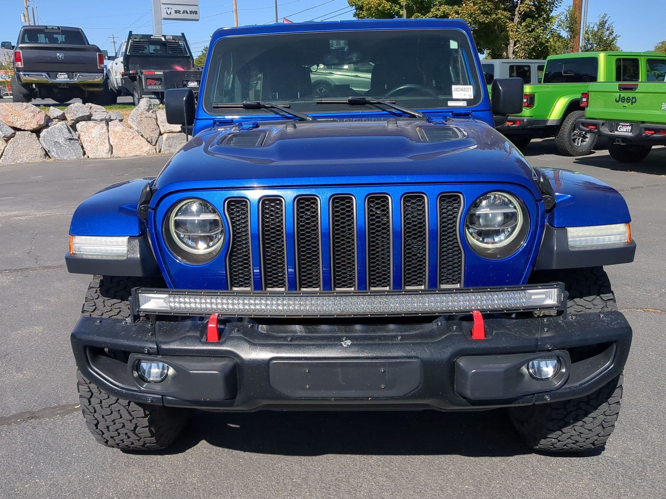 Used 2018 Ocean Blue Metallic Clearcoat Jeep Rubicon image 10