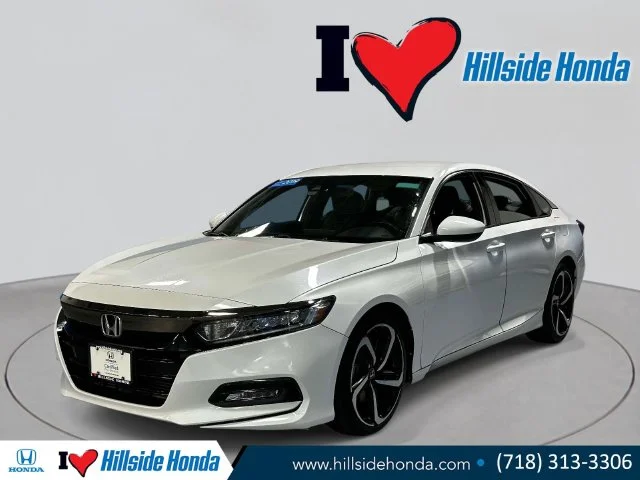Certified Used 2019 Platinum White Pearl Honda Sport image 1
