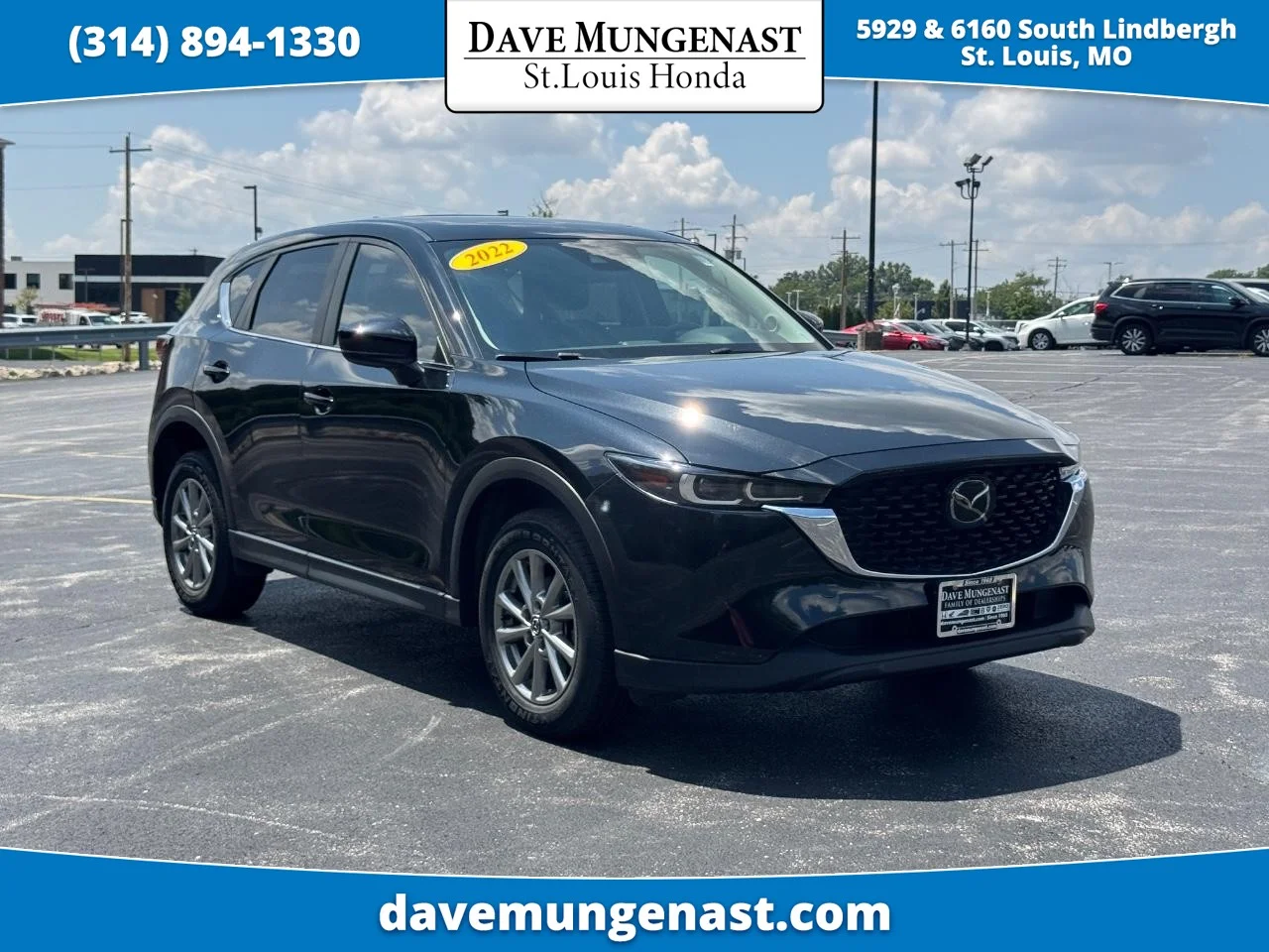 Used 2022 Jet Black Mica Mazda 2.5 S Preferred image 1