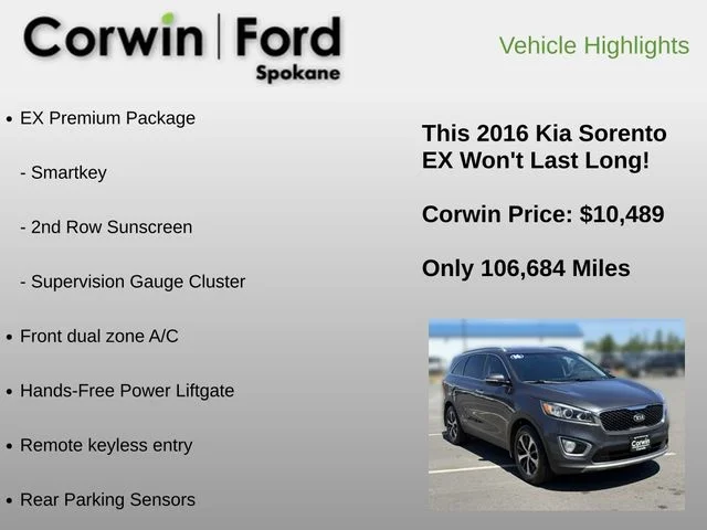 Used 2016 Platinum Graphite Kia EX image 12