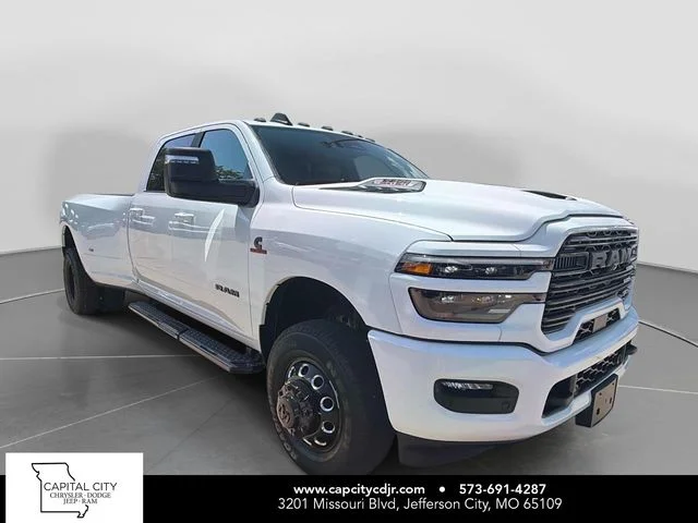 New 2026 Bright White Clear-Coat Exterior Paint RAM Laramie image 1