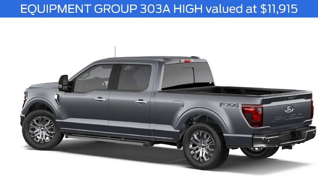 New 2026 Carbonized Gray Metallic Ford XLT image 3