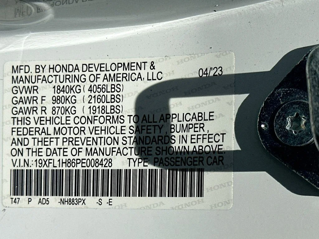 Used 2023 Platinum White Pearl Honda Sport Touring image 32