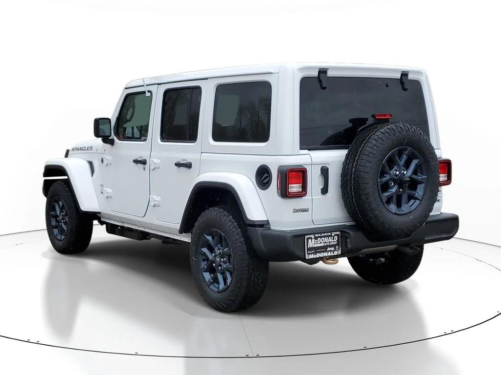 New 2026 Bright White Clear-Coat Exterior Paint Jeep 85th Anniversary image 4