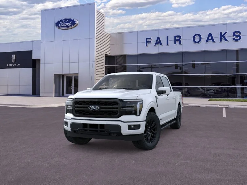 New 2026 Star White Metallic Tri-Coat Ford Lariat image 2