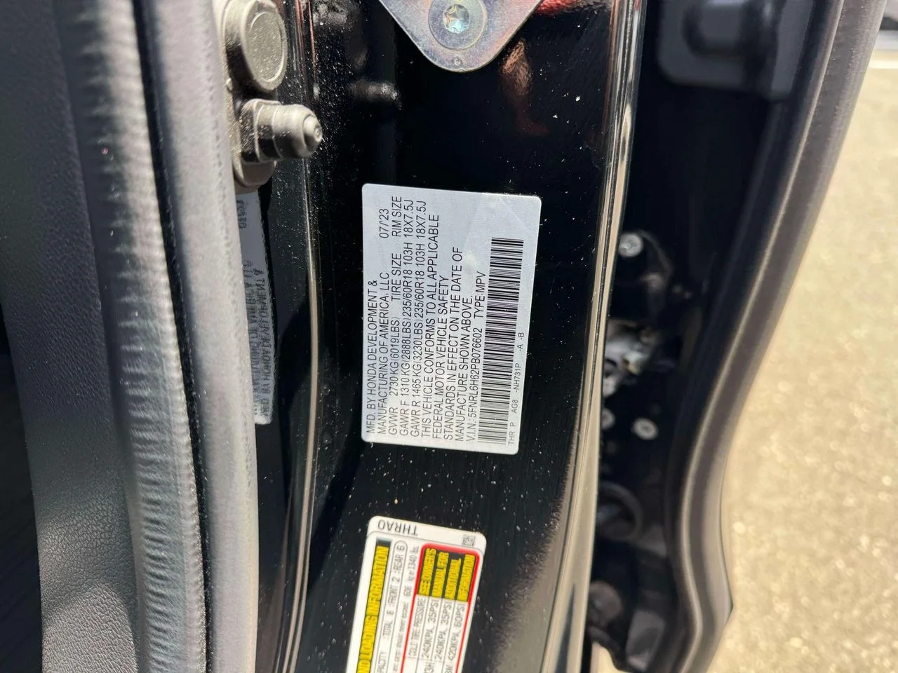 2023 Honda Odyssey EX-L - Photo 16