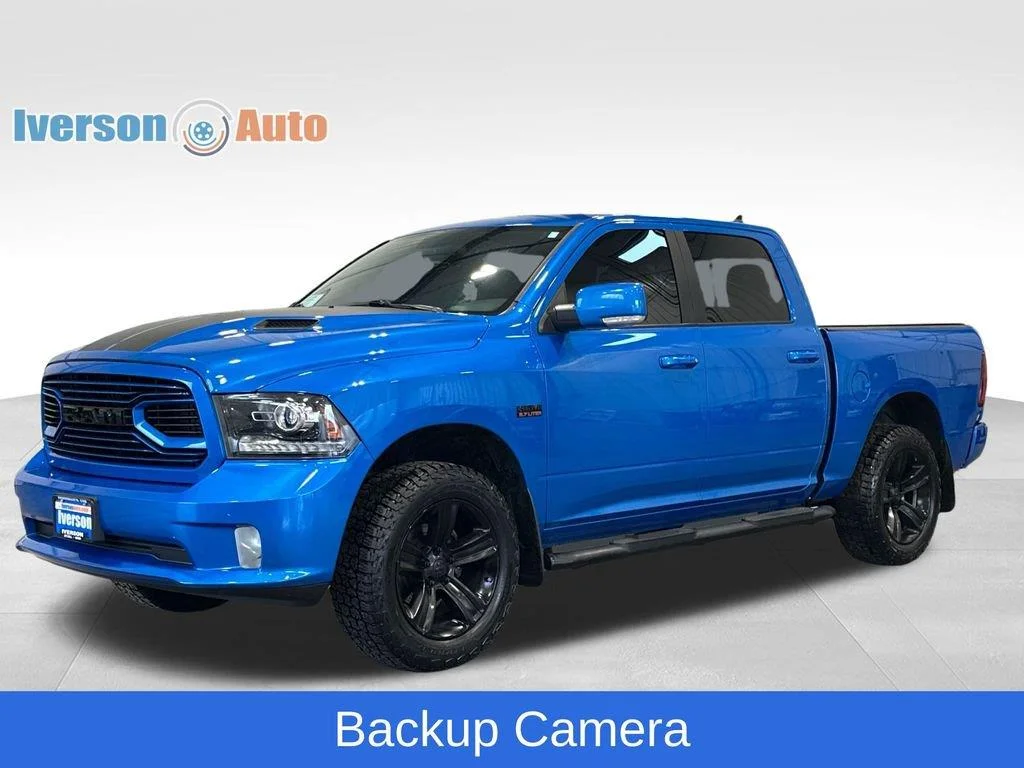 Used 2018 Hydro Blue Pearlcoat Ram Sport image 5