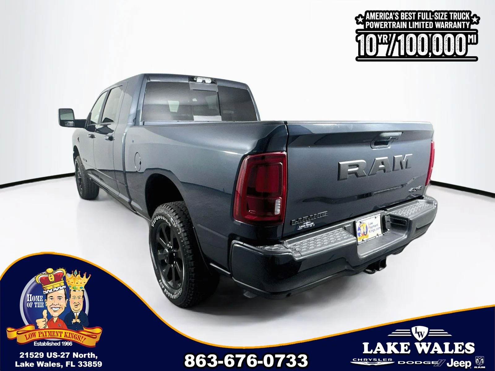 New 2026 Forged Blue Metallic Exterior Paint RAM LARAMIE image 5