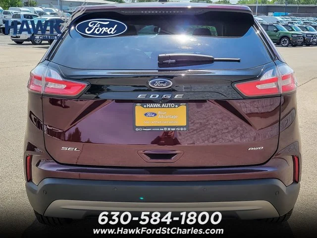 Certified Used 2023 Burgundy Ford SEL image 30