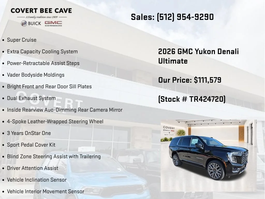New 2026 Onyx Black GMC Denali Ultimate image 36